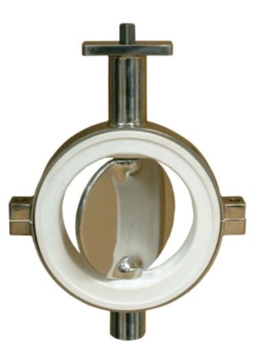 Valvola a farfalla - 486 series - Posi-flate - con flangia / in acciaio inossidabile