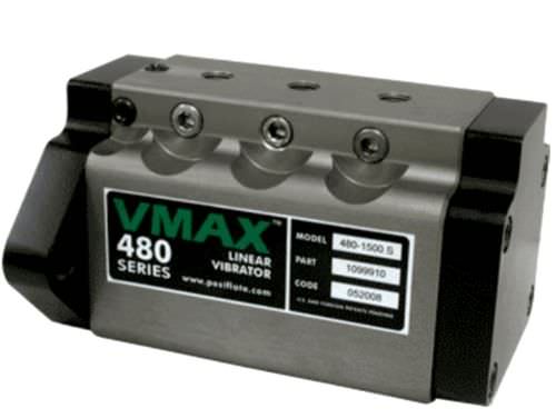 Vibratore pneumatico - VMAX™ 480 series - Posi-flate - lineare / per multiprodotti