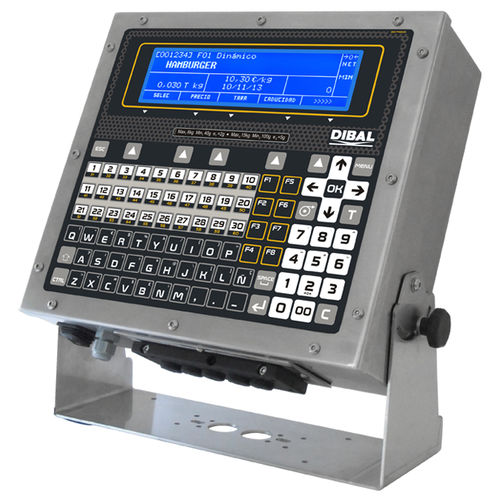 Indicatore di peso display LCD - VD-3000 - DIBAL, S.A. - benchtop / a parete / robusto