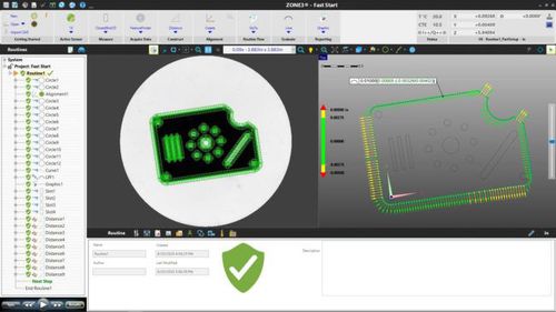 Software di metrologia multi-sensori - ZONE3® - Optical Gaging Products - di simulazione / di programmazione / CAD