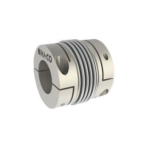 Giunto ad elastomero - MKJ-S series - HA-CO GmbH - a soffietto metallico / per albero / per servomotore