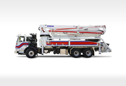 Pompa autocarrata per calcestruzzo mobile - S 38 SXG - SCHWING GmbH - per cantiere / diesel