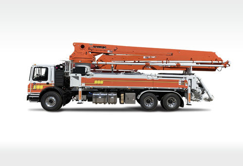 Pompa autocarrata per calcestruzzo mobile - S 39 SXD - SCHWING GmbH - per cantiere