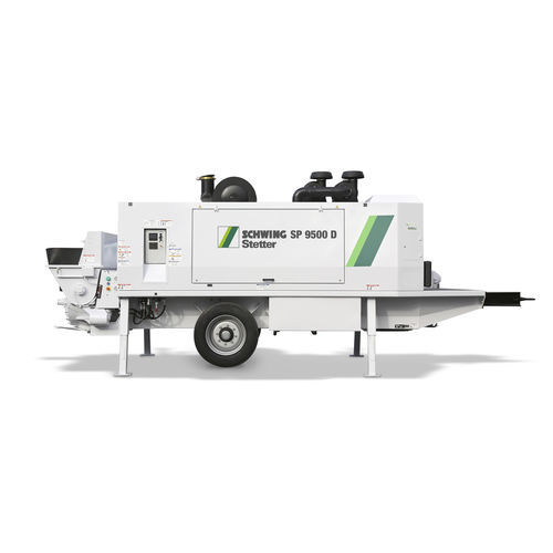 Pompa per calcestruzzo fissa - SP 9500 - SCHWING GmbH - per cantiere / diesel