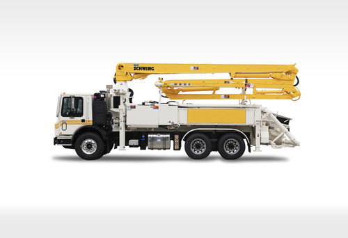 Pompa autocarrata per calcestruzzo per cantiere - S 28 X - SCHWING GmbH
