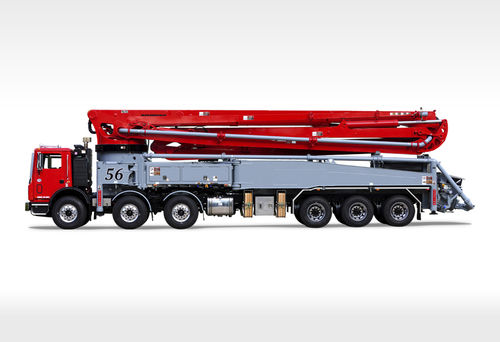 Pompa autocarrata per calcestruzzo mobile - S 56 SXF - SCHWING GmbH - per cantiere