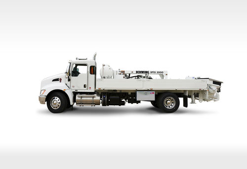 Pompa per calcestruzzo fissa - SPTO 2000 - SCHWING GmbH - per cantiere / diesel / a pistone