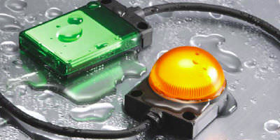 Indicatore luminoso permanente - LH series - IDEC - LED / montato su pannello / resistente all'acqua