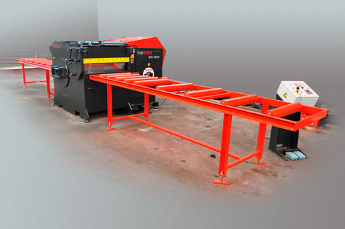 Sega circolare - 750 20-160 - Wravor d.o.o. - per legno / a lame multiple / con trasportatore a rulli