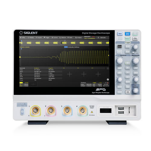Digitalizzatore/oscilloscopio 4 canali - SDS2000X HD series - Siglent Technologies Co., Ltd - analogico / 12 bits / LAN