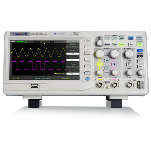 Oscilloscopio digitale - SDS1000DL+ series - Siglent Technologies Co., Ltd - da banco / a 2 vie / con display LCD