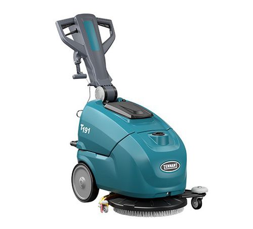 Lavasciuga pavimenti uomo a terra - T191 - Tennant - a batteria / con alimentazione via cavo / compatta