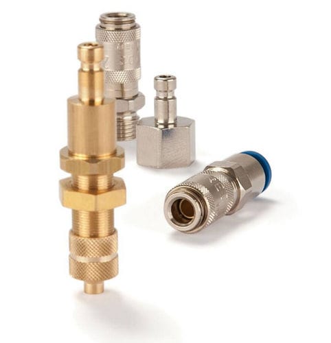 Raccordo pneumatico - 20 series - Parker Quick Coupling Division - rapido / in ottone / in acciaio inossidabile