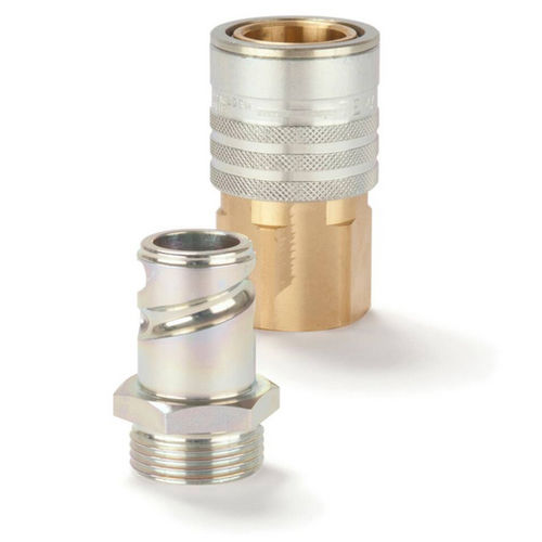 Raccordo pneumatico - 2100 series - Parker Quick Coupling Division - rapido / in ottone / in acciaio