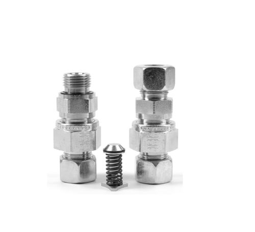 Valvola di pressione - Ermeto  - Parker Quick Coupling Division - idraulica / per tubi flessibili / in acciaio inossidabile