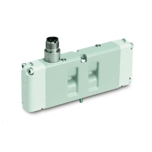 Elettrovalvola a comando assistito - Parker Quick Coupling Division - a 4/3 vie / per gas / a collettore