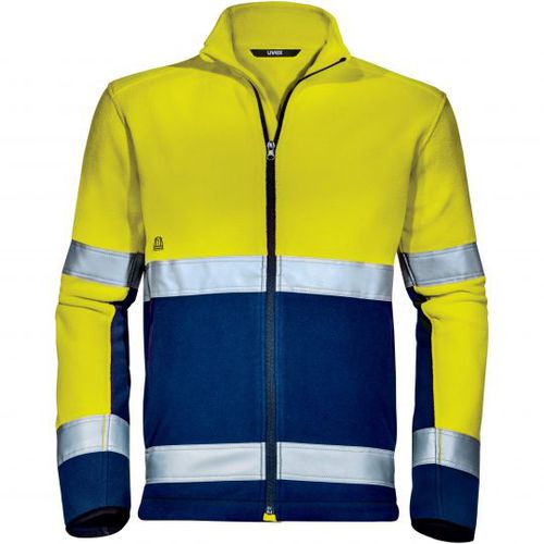 Giacca da lavoro - SUXXEED 8830 series - UVEX - alta visibilità / con protezione UV / in poliestere