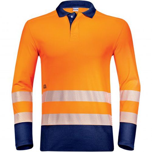 Polo da lavoro - SUXXEED 8827 series - UVEX - alta visibilità / con protezione UV / in poliestere