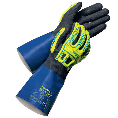 Guanti da lavoro - RUBIFLEX S XG35BI - UVEX - industriale / di protezione chimica / resistente all'abrasione