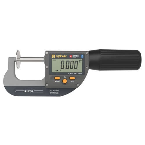 Micrometro per esterni -  S_MIKE PRO  - SYLVAC - per misura di strumenti / ad uso professionale / digitale