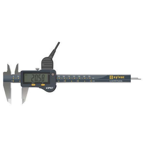 Calibro a corsoio digitale - S_Cal EVO Proximity - SYLVAC - in acciaio inossidabile / con trasmissione dati / IP67