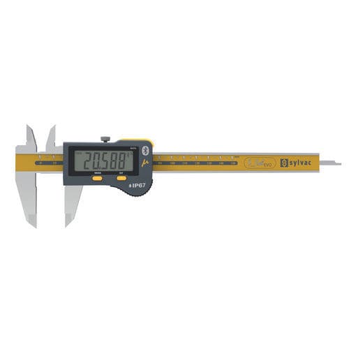 Calibro a corsoio digitale - S_Cal EVO Smart micron - SYLVAC - in acciaio inossidabile / con connessione wirelss / IP67