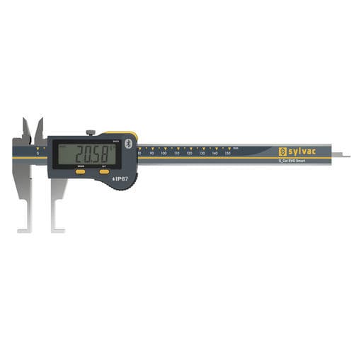 Calibro a corsoio digitale - S_Cal EVO Smart  - SYLVAC - in acciaio inossidabile / con trasmissione dati / per misure interne