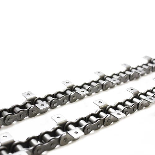 Catena di trasmissione - DIAMOND CHAIN - in acciaio / a rulli / con attacchi