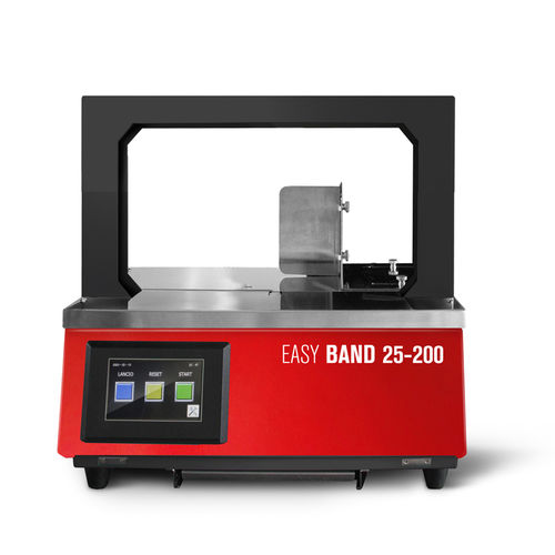 Macchina posa fascetta automatica - Easy Band 25-200 - ISG Pack - da tavolo / con touch screen / con film OPP