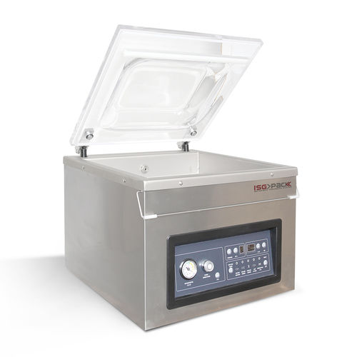 Macchina di confezionamento semiautomatica - Eco Vac 420S TB - ISG Pack - sottovuoto / a campana / da tavolo