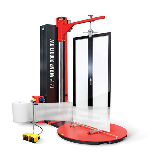 Macchina avvolgitrice a tavola rotante - Easy Wrap 2000 B DW - ISG Pack - semiautomatica / per pallet / per pellicola estensibile