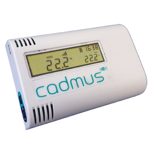 Registratore di dati di temperatura e umidità - Cadmus - Signatrol Ltd - di impulsi / WiFi / con display LCD