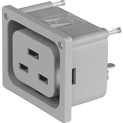 Connettore di alimentazione elettrica - 4797-5 series - SCHURTER - a scatto / in termoplastica / IP40