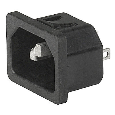 Presa elettrica da montare su pannelli - 6100-4 - SCHURTER - IP54 / IP30 / 3 poli