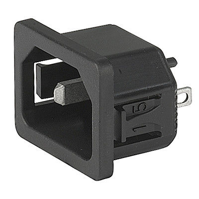 Presa elettrica da montare su pannelli - 6102-5 - SCHURTER - IP54 / IP30 / 2 poli