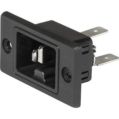 Presa elettrica da montare su pannelli - GI21 - SCHURTER - 3 poli / ad avvitamento / IEC