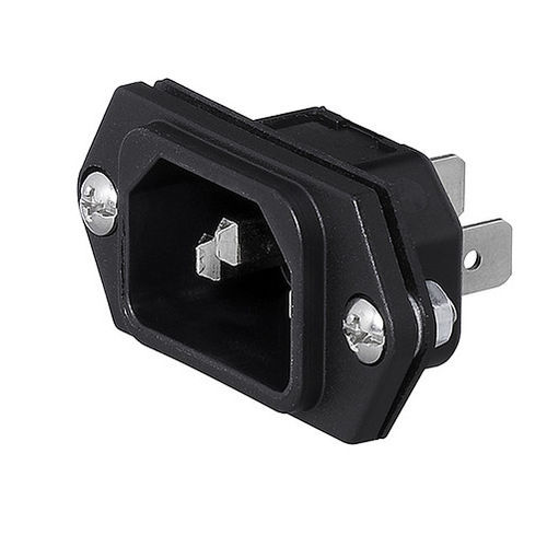 Presa elettrica da montare su pannelli - 6100-3  - SCHURTER - IP54 / IP40 / 3 poli
