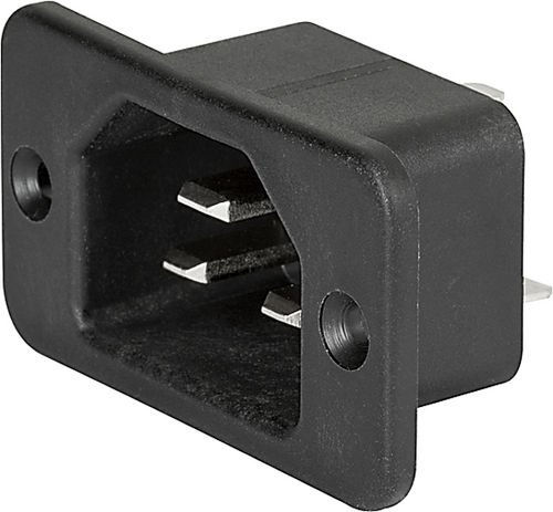 Connettore di alimentazione elettrica - 1681 series - SCHURTER - DIN / quadrato / a presa