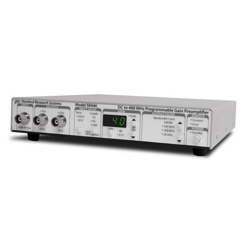 Preamplificatore di tensione - SR446 - Stanford Research Systems - differenziale / per singolo canale / a guadagno programmabile