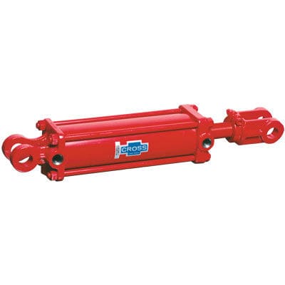 Cilindro idraulico - DU series, DE series - Cross Manufacturing - a tiranti / a doppio effetto / filettato