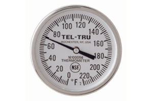 Termometro bimetallico - GT series - Tel-Tru Manufacturing - analogico / con quadrante / stazionario