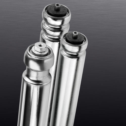 Rullo trasportatore con trasmissione a cinghia - GAMMA 1G-2G - roll-ven spa - in acciaio