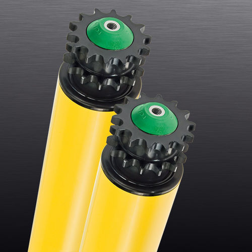 Rullo trasportatore con trasmissione a catena - BETA3 2R-2RF - roll-ven spa - a comandi / in PVC / in termoplastica