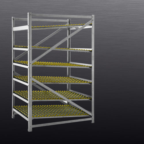 Scaffale di stoccaggio - TYPE 28 series - roll-ven spa - in acciaio galvanizzato / a rulli