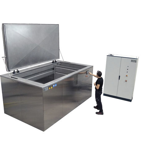 Macchina di lavaggio ad ultrasuoni - ICM-8000 - UltraTecno - automatica / in acciaio inossidabile / rinforzata