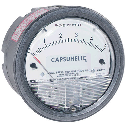 Manometro differenziale - Capsuhelic® 4 series - DWYER - con quadrante / filettato / NPT 1/4
