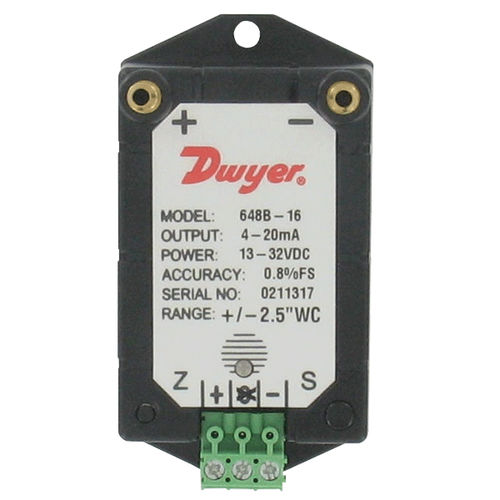 Trasmettitore di pressione differenziale - 648 series - DWYER - a membrana / termico / 4-20 mA