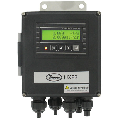 Misuratore di portata ad ultrasuoni - UXF2 series - DWYER - volumetrico / per liquidi / clamp-on