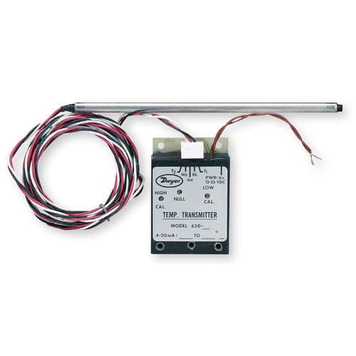 Trasmettitore di temperatura con termocoppia - 650 series - DWYER - RTD / 2 cavi / 4-20 mA