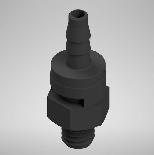 Raccordo per prodotti chimici - F3150 series - AIR Logic - pneumatico / ad avvitamento / scanalato